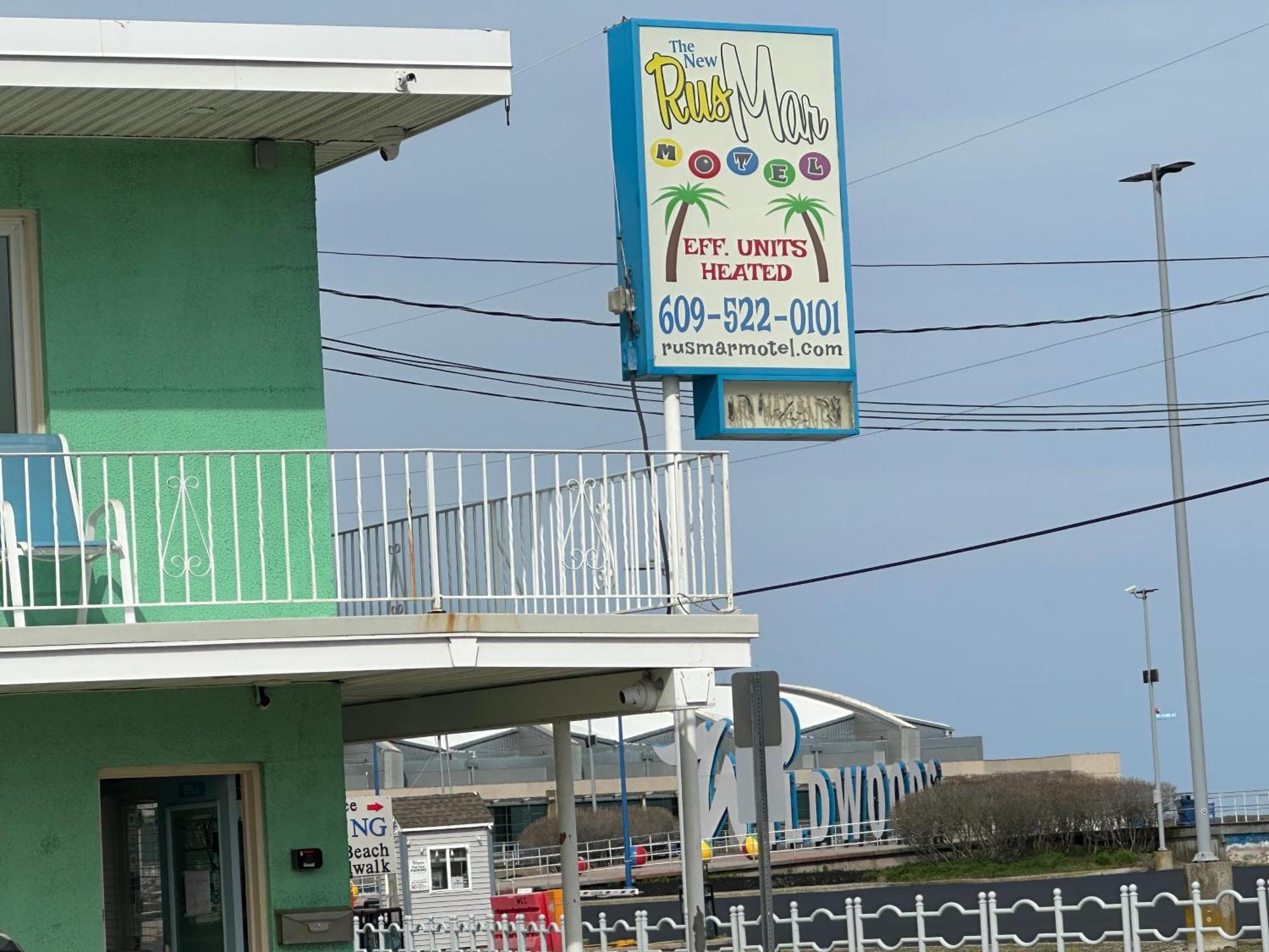 Rus Mar Motel Wildwood Beach & Boardwalk Exterior foto