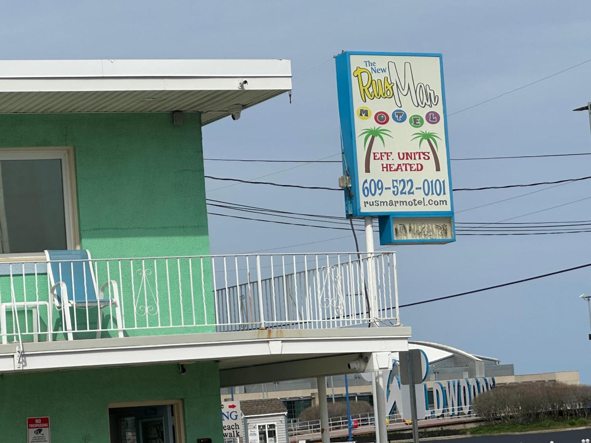 Rus Mar Motel Wildwood Beach & Boardwalk Exterior foto
